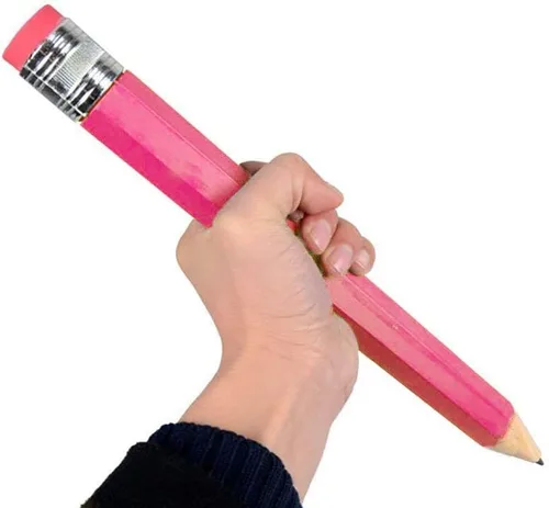 Vista 7 de Nice purchase Big Pencils For Kid Giant Wooden Jumbo Pencil So Cool (3 pack(orange-yellow))