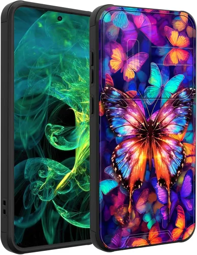 Vista 156 de Funda para Galaxy A16 5G con cubierta para cámara deslizante, resistente de doble capa, híbrida, a prueba de golpes, funda protectora resistente