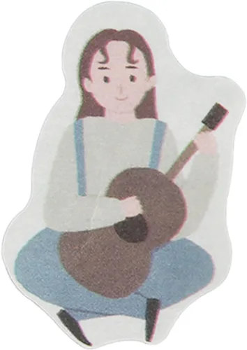 Vista 7 de Juego de cintas Washi, 8 rollos de cintas Washi de 1.378 in de ancho, cinta decorativa impresa para conciertos, múltiples formas irregulares