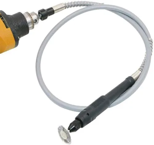 Vista 4 de Adaptador de eje flexible, accesorio flexible de extensión de eje de taladro sin llave, portabrocas para amoladora rotativa con llave - 0.126 in/1/8