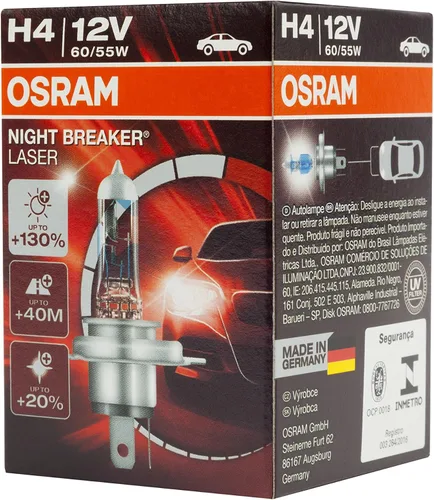 Vista 2 de Osram 64193NBL Lámpara halógena para faros delanteros, caja de cartón plegable (1 unidad)