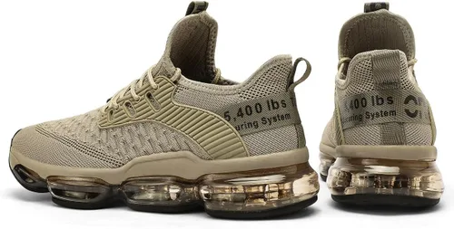Vista 5 de Zapatos deportivos para hombre con amortiguación de aire, ideales para correr, tenis, caminar, gimnasio y trotar