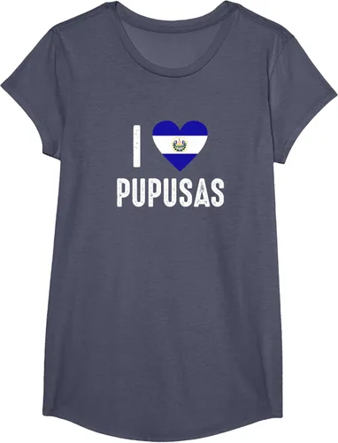 Vista 14 de Camiseta I Love Pupusa from El Salvador