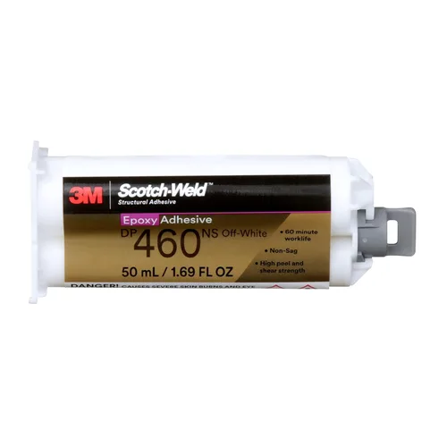 Vista 5 de 3M adhesivo epoxi Scotch-Weld DP460, blanco, 1.25 onzas líquidas (paquete de 1)