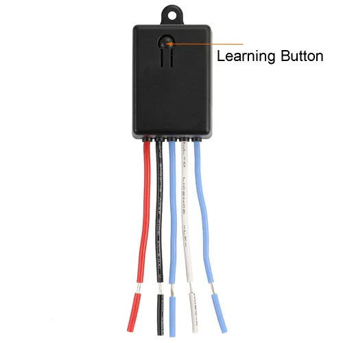 Vista 7 de QIACHIP Mini interruptor de control remoto inalámbrico CC 6V 12V 24V 1 canal relé RF interruptor receptor transmisor para luz LED batería de coche