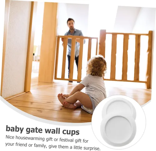 Vista 8 de 2 unids Protector de pared infantil Parachoques de pared Escalera Puerta zócalo Puerta de seguridad infantil para niños Copas App