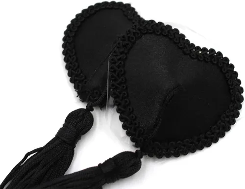 Vista 3 de KINGSEVEN Sujetador de silicona reutilizable con pétalos de pecho sexy con borla