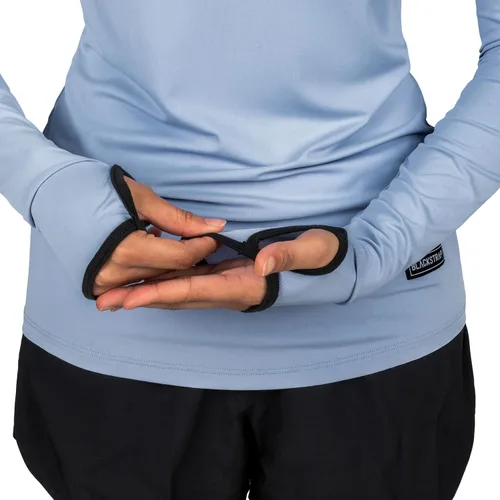 Vista 5 de BLACKSTRAP Camisa con capucha y cuello redondo UV para mujer