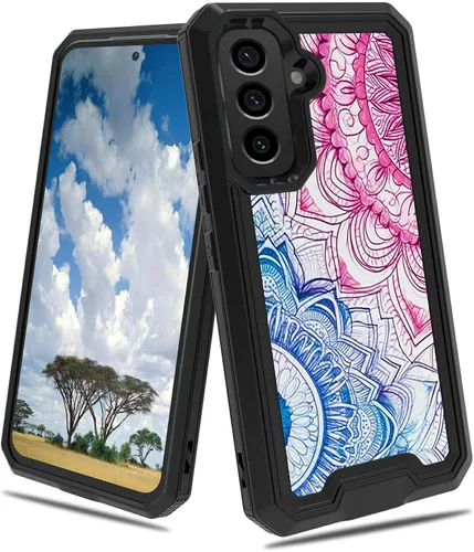 Vista 78 de Funda para Samsung S23 FE Galaxy S23 FE 2 en 1 PC duro de doble capa TPU suave a prueba de golpes Funda protectora para Samsung Galaxy S23 FE 6.4