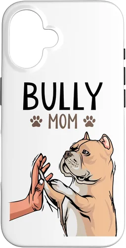 Vista 31 de Funda para iPhone 13 Pro Max American Bully Mom Dog Mama Dog Dog Holder