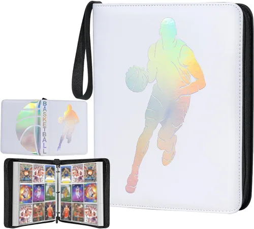 Vista 22 de Carpeta de Tarjetas de Fútbol 400 Bolsillos para Coleccionistas de Tarjetas de Intercambio de Fútbol, Libro de Almacenamiento de Tarjetas Portátil e