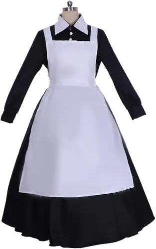Vista 2 de Fortunehouse The Promised Neverland Isabella Krone Disfraz de cosplay Grace Field Maid Uniforme para mujer