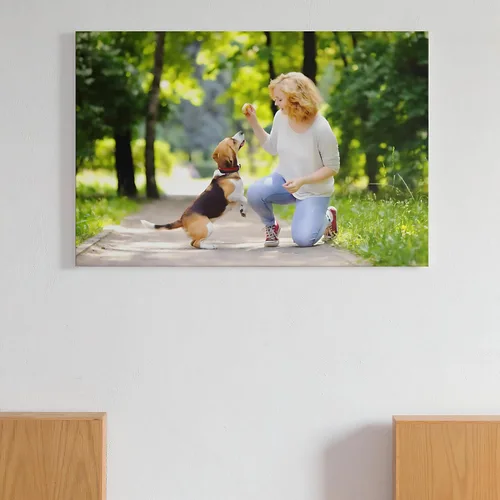 Vista 2 de Impresiones en lienzo personalizadas con tus fotos, lienzo enmarcado personalizable, imagen personalizada para dormitorio, sala de estar, oficina