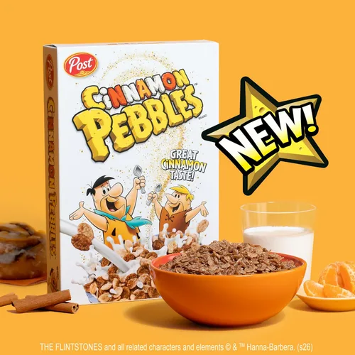 Vista 5 de Cinnamon PEBBLES - Vaso de cereales para el desayuno, sin gluten, aperitivo para llevar, 2 onzas (paquete de 12)