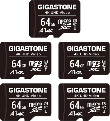 Vista 8 de Gigastone Tarjeta Micro SD de 16 GB, video Full HD, cámara de vigilancia de seguridad para acción, cámara de drones, 85 MB/s Micro SDHC UHS-I U1 C10