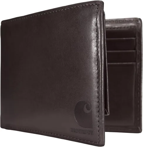 Vista 2 de Carhartt Carteras duraderas de cuero marrón aceitado, para hombre, disponibles en varios estilos