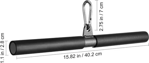 Vista 3 de WINOMO Barra recta giratoria de bricolaje, accesorios para máquina de pesas, barra de tracción de bíceps para gimnasio en casa, ejercicio, espalda