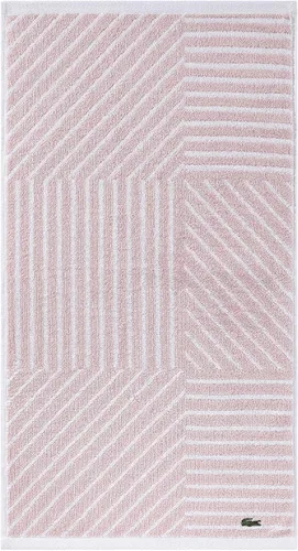 Vista 24 de Lacoste Guethary - Toalla de baño 100% algodón a rayas, aloe, 30 x 54