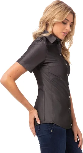 Vista 3 de Chef Works Camisa vaquera Detroit para mujer