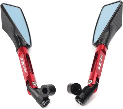 Vista 10 de Accesorios para Yamaha FZ25 FZ-25 Accesorios universales de motocicleta CNC Aluminio Vista trasera 0.315 in 0.394 in Espejo retrovisor lateral