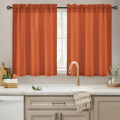 Vista 43 de HOMEIDEAS - Cortinas semitransparentes de privacidad blancas que no se transparentan, 52 x 96 pulgadas Blanco