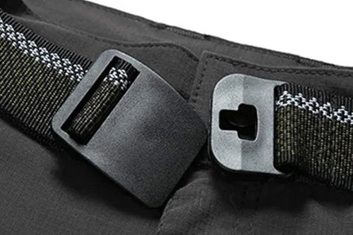 Vista 4 de TBMPOY Pantalones de senderismo y montaña, ligeros, impermeables, con cinturón, secado rápido, para hombres