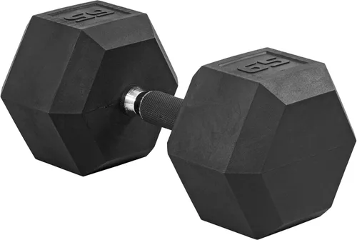 Vista 34 de CAP Barbell Peso de la mancuerna hexagonal recubierta, individual, 10-120 libras, múltiples opciones