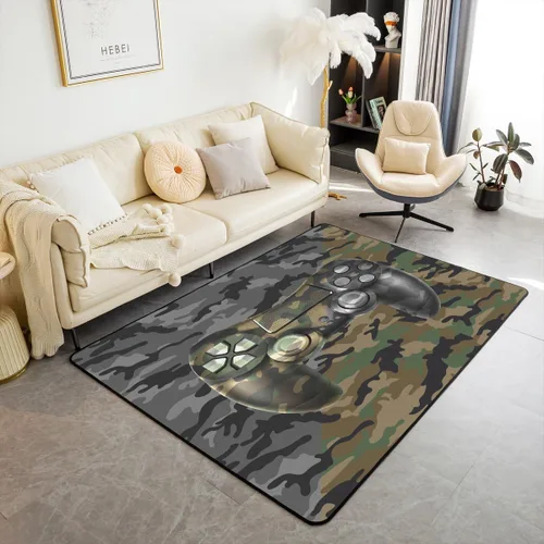 Vista 9 de Alfombra decorativa de gato de espacio exterior de 3 x 5 pies, diseño de plantas y gatitos, para niños, adolescentes, galaxia, cielo estrellado