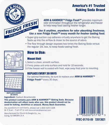Vista 9 de Arm & Hammer Filtro de aire fresco para refrigerador