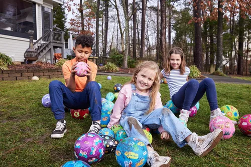 Vista 5 de Crocodile Creek Pelota de Patio de Juegos – Pelota de goma duradera para niños de 3 años en adelante – Pelota inflable que rebota para kickball