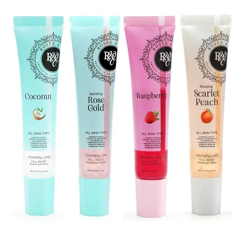Vista 21 de Rosee - Brillo de labios vegano y libre de crueldad, maquillaje profesional, brillante de larga duración con manteca de karité, hidrata, protege