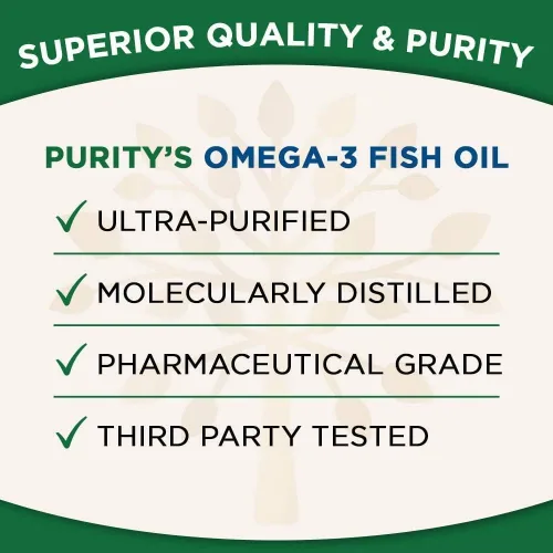 Vista 4 de Purity Products - Ultra Pure Omega 3,60 cápsulas blandas, Azul