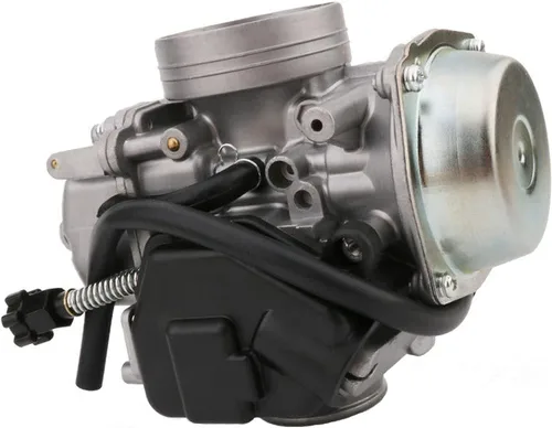 Vista 4 de Para Honda Rancher 350 TRX350TE TRX350TM TRX350FM 2000-2006 ATV Carburador Carb, con cable del acelerador y bujía y filtro de combustible