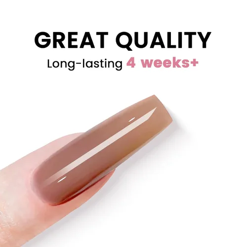 Vista 2 de Love easy PolyGel 1.76 oz - Gel de extensión de uñas - Natural Nude
