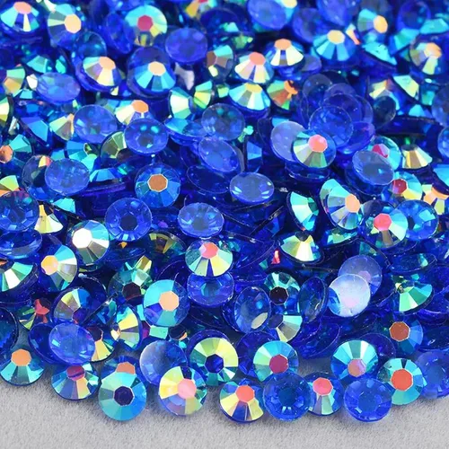 Vista 7 de 10000 diamantes de imitación de resina de 0.118 pulgadas, parte trasera plana transparente, color negro azabache AB para manualidades, zapatos