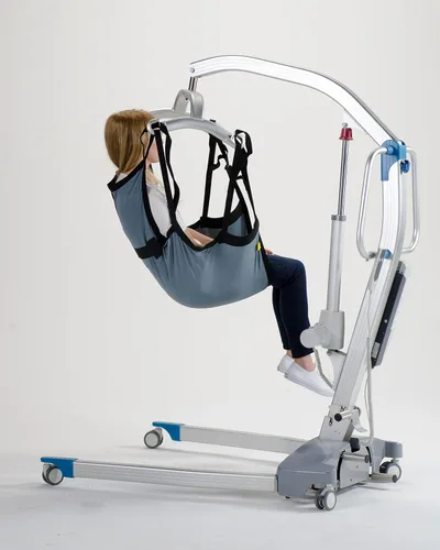 Vista 4 de Patient Aid - Eslinga de elevación de pacientes de cuerpo completo de una pieza con correa de posicionamiento 130-225 lb Capacity Comfy