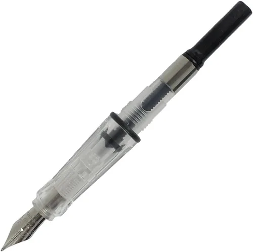 Vista 5 de Gullor Jinhao 599 - Pluma estilográfica de punta fina con punta media, color negro