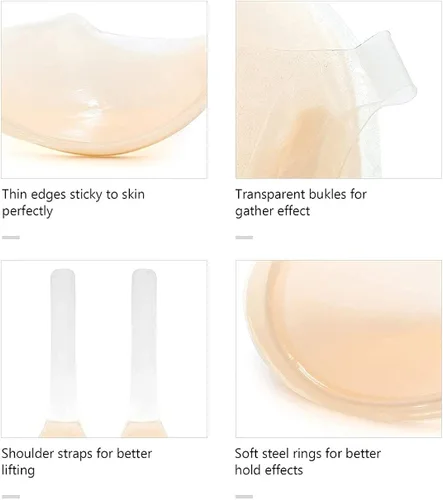 Vista 4 de Lily Lift - Sujetador oculto para mujer, sujetador adhesivo invisible