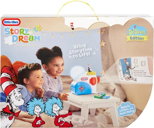 Vista 3 de Little Tikes Story Dream Machine Dr. Seuss - Paquete de iniciación, cuentos, libros, personaje de reproducción de audio, regalo y juguete para niños