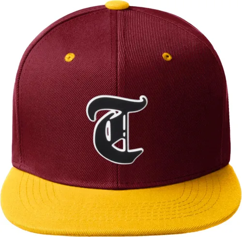 Vista 1229 de Daxton Gorra clásica con visera de billete plano con letras del alfabeto inglés antiguo de la A a la Z