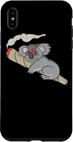 Vista 7 de iPhone 15 Koala fumar marihuana marihuana fumar marihuana Stoner Don't Care Bear Case