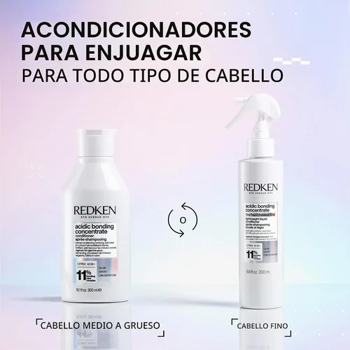 Vista 9 de Redken Acidic Bonding Concentrate Lightweight Conditioner