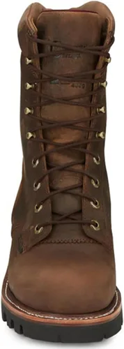 Vista 5 de Chippewa Bota de trabajo de leñador impermeable con cordones para hombre con puntera de acero - 59407