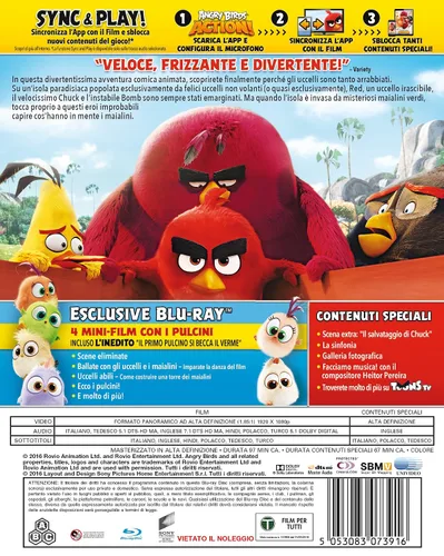 Vista 2 de Angry Birds - Il Film Region Free Blu-ray