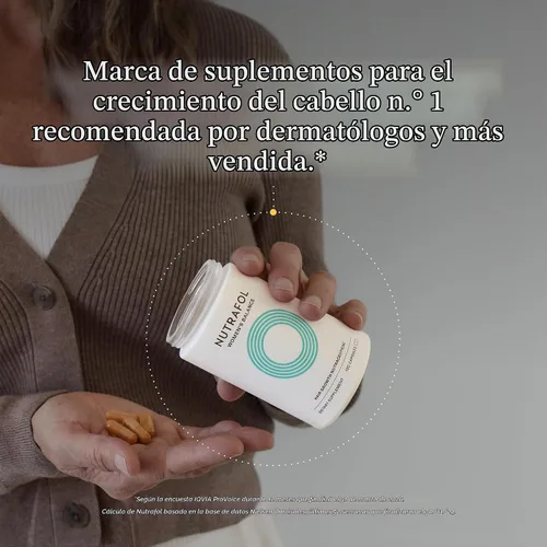 Vista 2 de Nutrafol - Suplementos para el crecimiento del cabello para mujer, mayores de 45 años