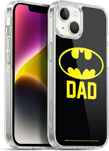 Vista 244 de Head Case Designs Funda de gel con licencia oficial de Batman DC Comics Bat Signal Logos [protección de grado militar] compatible con Apple iPhone 7