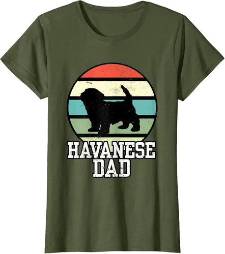 Vista 12 de Camiseta Havanese Dad I Retro Havanese