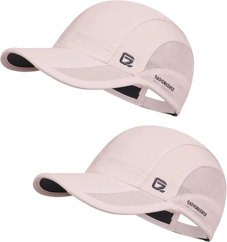 Vista 13 de GADIEMKENSD Sombrero de correr al aire libre malla transpirable 2PACK