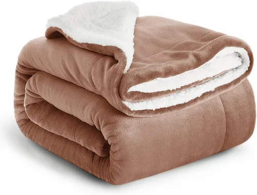 Vista 13 de IR Imperial Rooms Mantas Sherpa de color rosa bebé tamaño King para cama – Paquete al por mayor de 9 mantas Sherpa – Manta suave y esponjosa