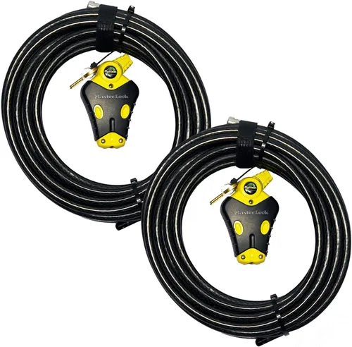 Vista 9 de Master Lock 8413 Python - Cerraduras de cable (Maestra)